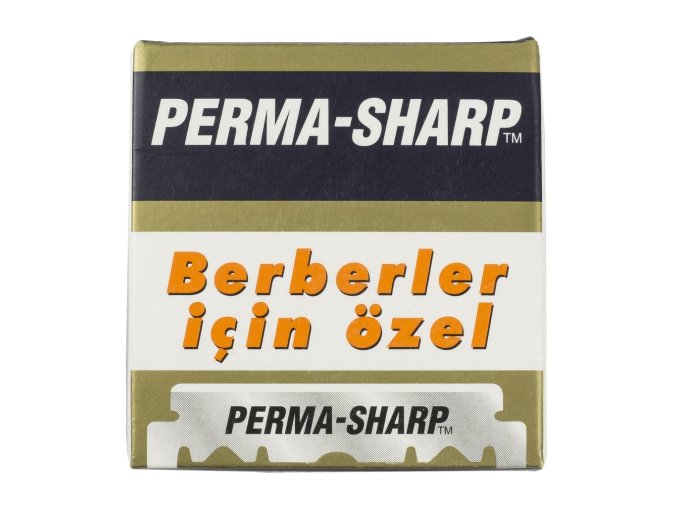 Poloviční žiletky na holení PERMA-SHARP Single edge 100 ks