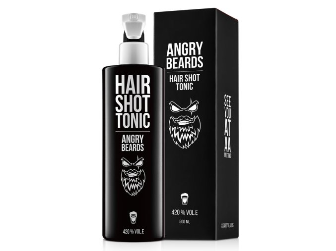Tonikum na vlasy ANGRY BEARDS Hair shot 500 ml