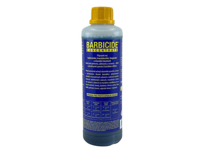 Koncentrát pro dezinfekci nástrojů a příslušenství BARBICIDE Concentrate 500 ml