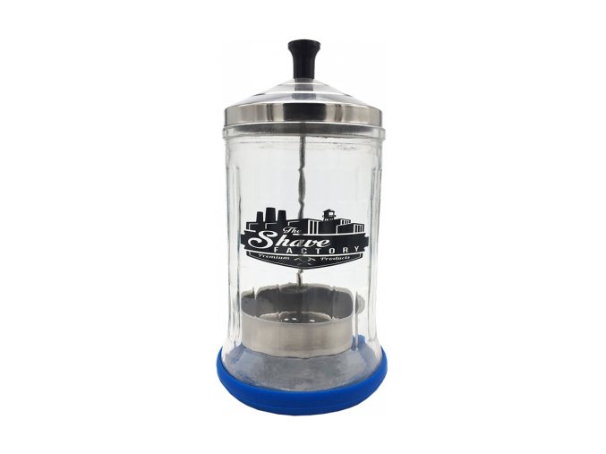 Skleněná nádoba na dezinfekci THE SHAVE FACTORY 750 ml