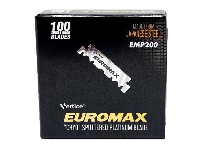 Poloviční žiletky na holení EUROMAX Single edge 100 ks