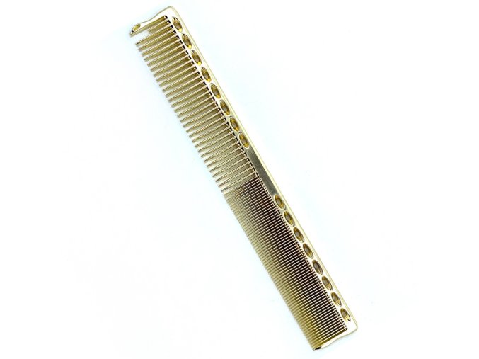 Kovový kadeřnický hřeben HAIRSTYLIST COMB Zlatý