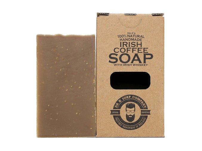 Tuhé mýdlo s kávou a whisky DR K SOAP COMPANY Irish coffee soap XL 225 g