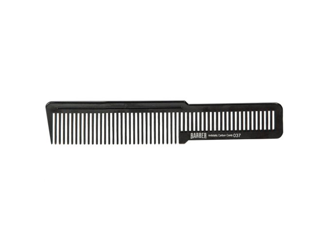 Antistatický karbonový hřeben MARMARA BARBER Antistatic carbon comb 037
