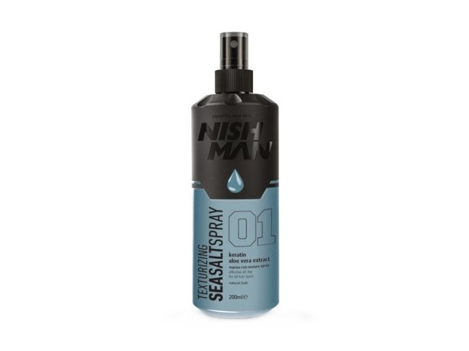 Sprej na vlasy s mořskou solí NISH MAN Texturizing sea salt spray 200 ml