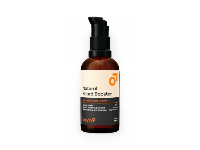 Přípravek pro růst vousů BEVIRO Natural beard booster 30 ml