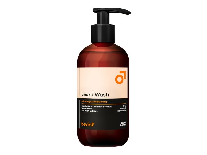 Šampon na plnovous BEVIRO Beard wash 250 ml