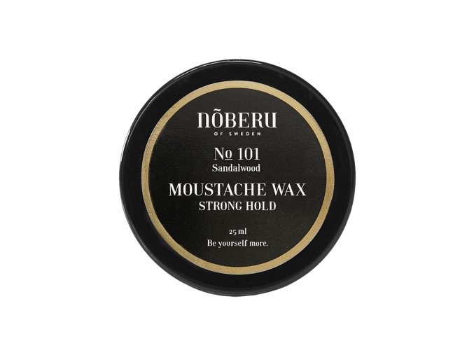 Vosk na knír NOBERU Moustache wax strong hold Sandalwood 25 ml