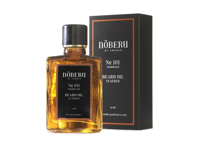 Olej na vousy NOBERU Feather beard oil Sandalwood 30 ml