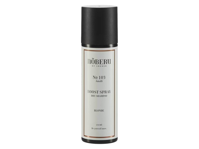 Pánský suchý šampon a matný pudr ve spreji NOBERU Boost spray dry shampoo Blonde 200 ml