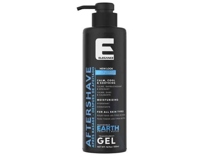 Gel po holení ELEGANCE Aftershave gel Earth 500 ml