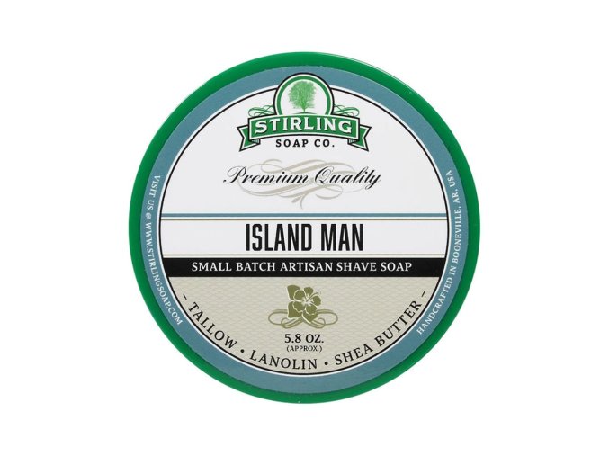 Mýdlo na holení STIRLING Shave soap Island man 170 ml