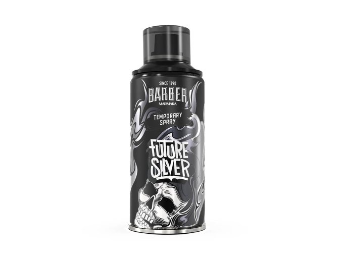 Stříbrný sprej na vlasy MARMARA BARBER Temporary spray Future silver 150 ml