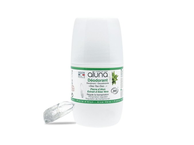 Roll-on deodorant s krystaly kamence a aloe vera OSMA Aluna 50 ml