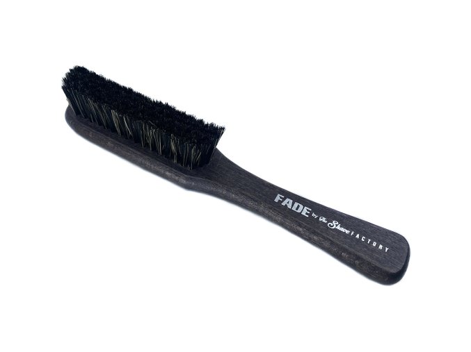 Úzký kartáč na fade THE SHAVE FACTORY Premium fade L brush