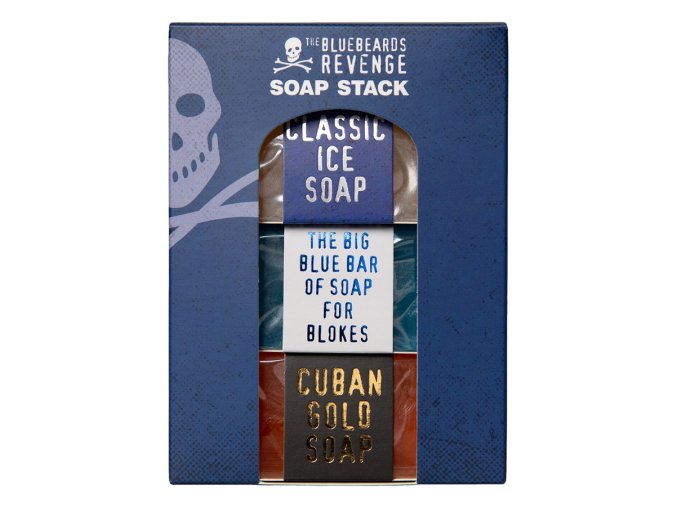 Dárková sada mýdel BLUEBEARDS REVENGE Soap stack kit 3 x 175 g