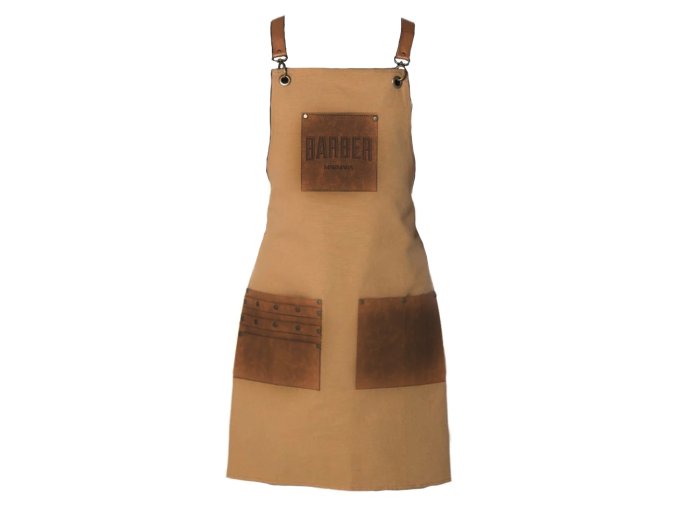 Zástěra pro barbery MARMARA BARBER Apron - béžová