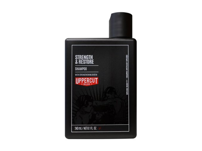 Pánský posilující šampon na vlasy UPPERCUT Deluxe Strength & Restore shampoo 240 ml