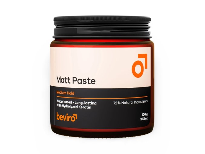 Matná pasta na vlasy BEVIRO Matt paste Medium hold 100 g