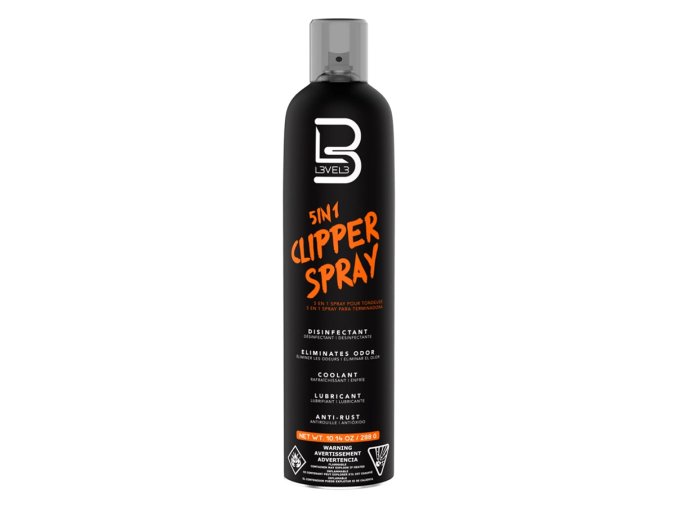 Ochranný sprej na střihací strojky a nástroje L3VEL3 5in1 clipper spray 300 ml