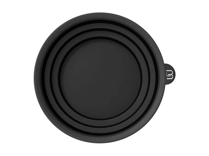 Černá skládací silikonová miska na barvu L3VEL3 Collapsible tint bowl