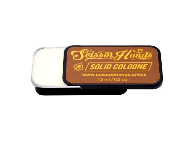 Tuhá kolínská SCISSOR HANDS Solid cologne Brown 15 ml
