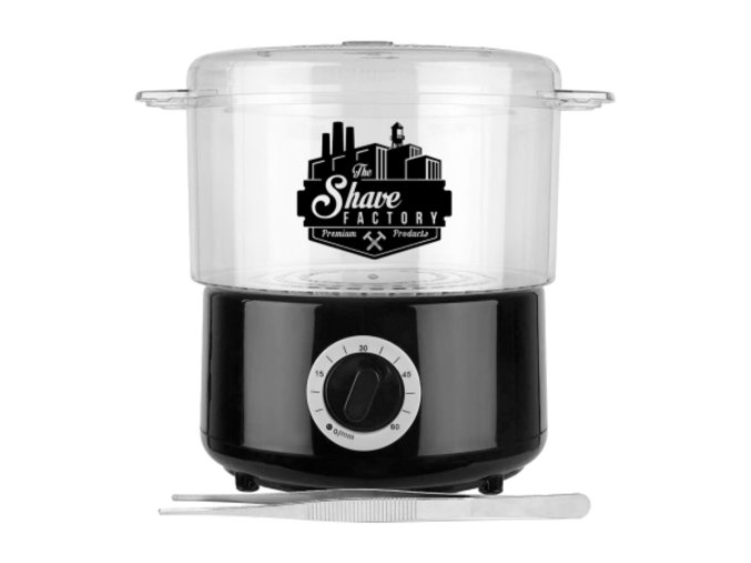 Ohřívač ručníků THE SHAVE FACTORY Hot towel steamer