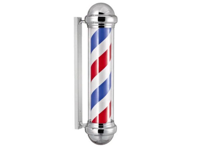 Reklamní světelný poutač Barber Classic THE SHAVE FACTORY