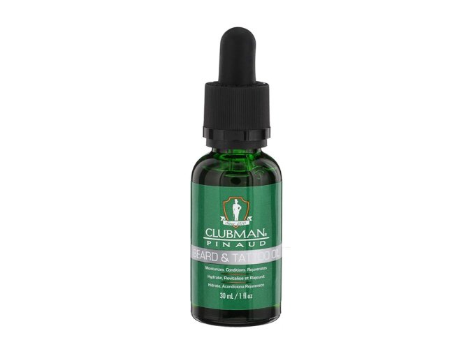 Olej na tetování a vousy CLUBMAN Pinaud Beard & Tattoo oil 30 ml