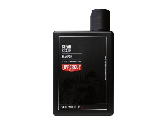 Pánský šampon na vlasy proti lupům UPPERCUT Deluxe Clear scalp shampoo 240 ml