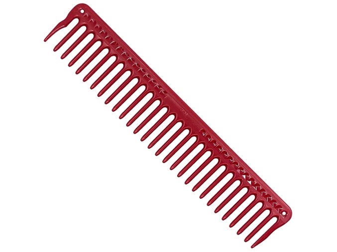 Barber hřeben na střihání a styling vlasů JRL Cutting comb J303 - červený