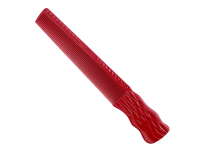 Výtratový hřeben JRL Barber comb J204 - červený