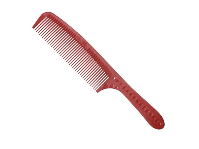 Barber hřeben JRL Barbering comb J201 - červený