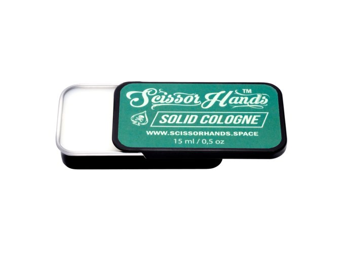 Tuhá kolínská SCISSOR HANDS Solid cologne Green 15 ml