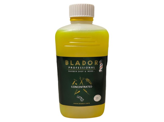 Koncentrát pro dezinfekci nástrojů a příslušenství BLADOR Barber professional 1000 ml