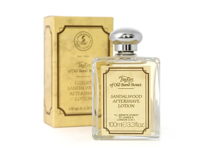 Voda po holení TAYLOR OF OLD BOND STREET Luxury sandalwood aftershave lotion 100 ml