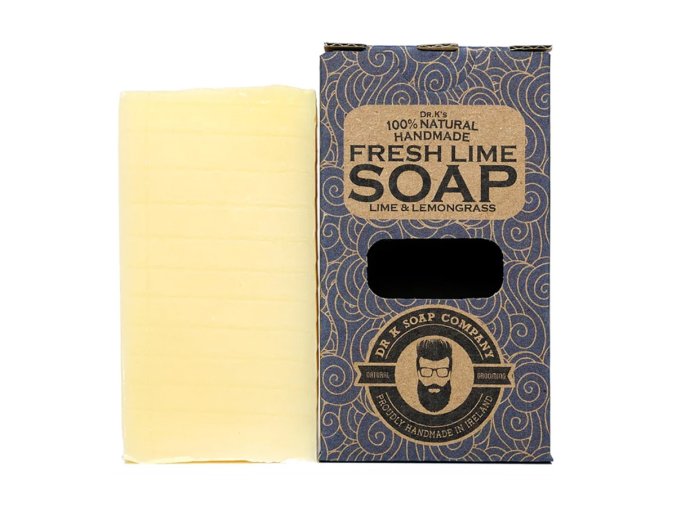 Tuhé mýdlo s citronovou trávou a limetou DR K SOAP COMPANY Fresh lime soap XL 225 g