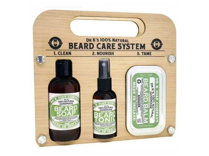 Sada pro péči o vousy DR K SOAP COMPANY Beard care system Woodland