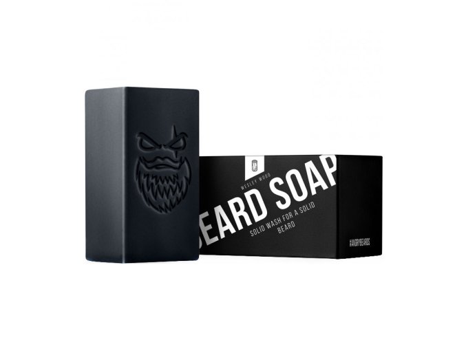Tuhé mýdlo na vousy ANGRY BEARDS Beard soap Wesley Wood 50 g