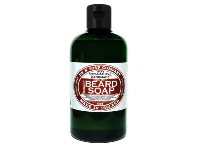 Mýdlo na vousy DR K SOAP COMPANY Barber beard soap Cool mint 250 ml
