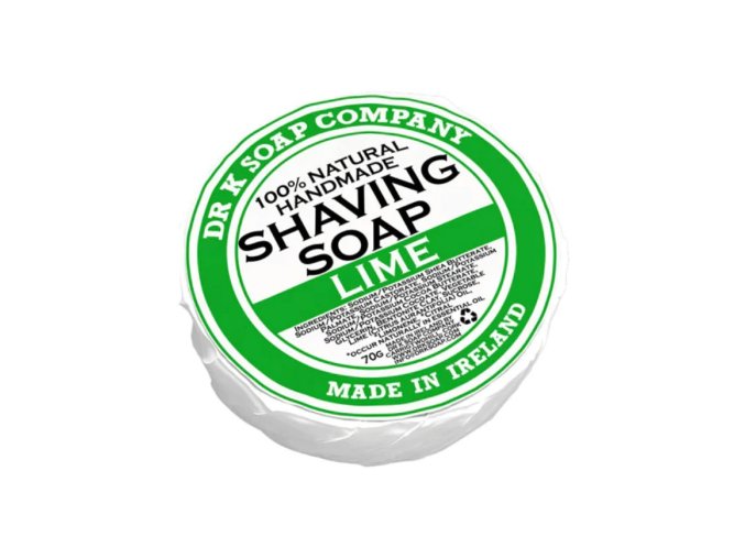 Mýdlo na holení DR K SOAP COMPANY Shaving soap Lime 70 g