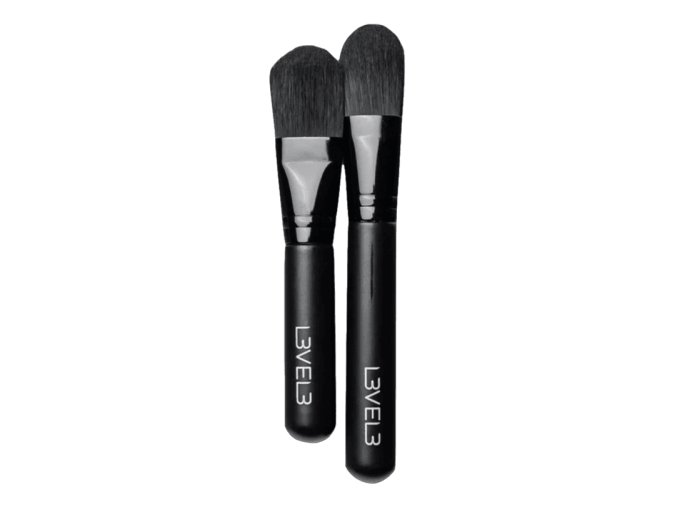 Štětec na nanášení slupovací masky L3VEL3 Face mask brush set - 2 ks