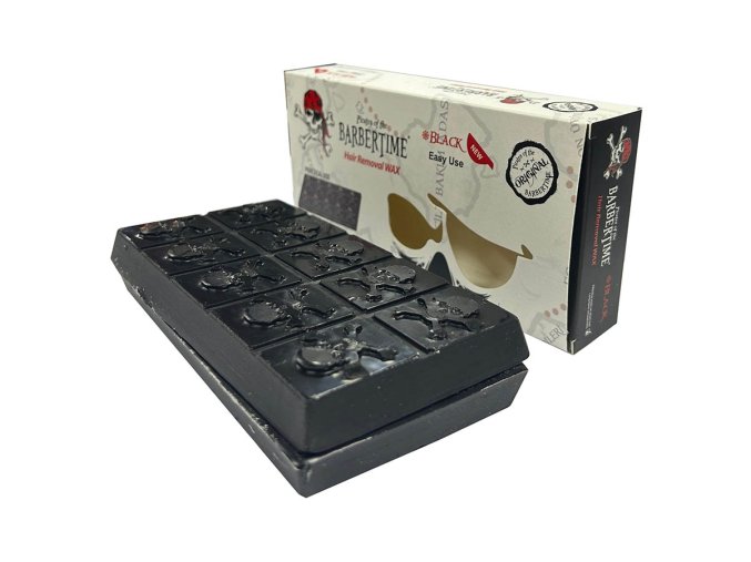 Černý depilační vosk BARBERTIME Hair removal wax 500 g