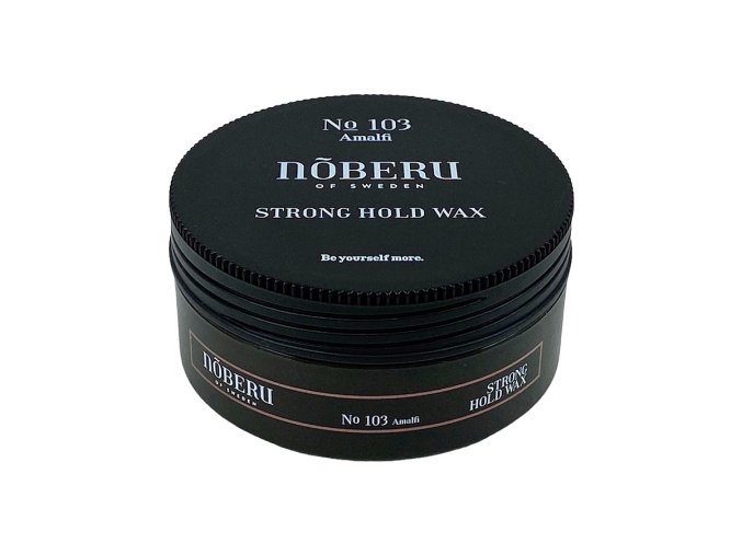 Silně fixační vosk na vlasy pro muže NOBERU Strong hold wax Amalfi 80 ml