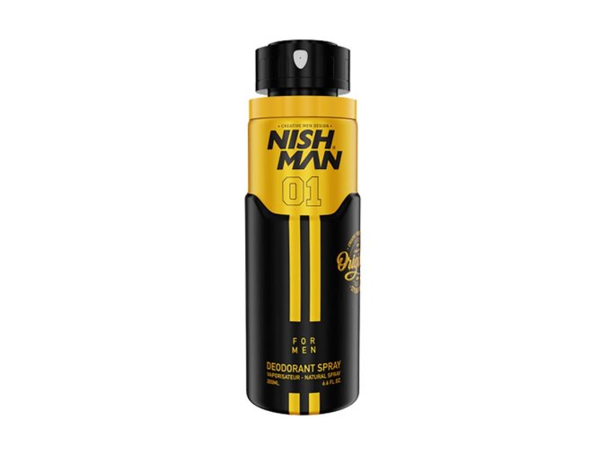 Deodorant ve spreji pro muže NISH MAN 01 Deodorant spray 200 ml