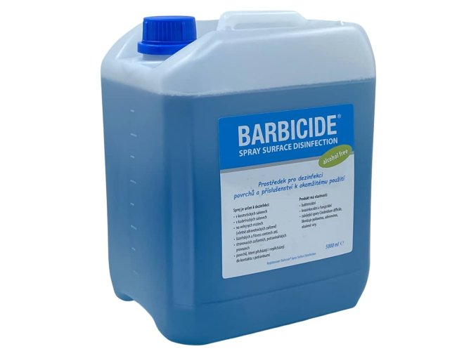 Prostředek na dezinfekci povrchů k okamžitému použití BARBICIDE Spray refill surface disinfection 5000 ml