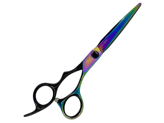 Kadeřnické nůžky pro leváky MR. MUSTACHE Craft Gasolina left