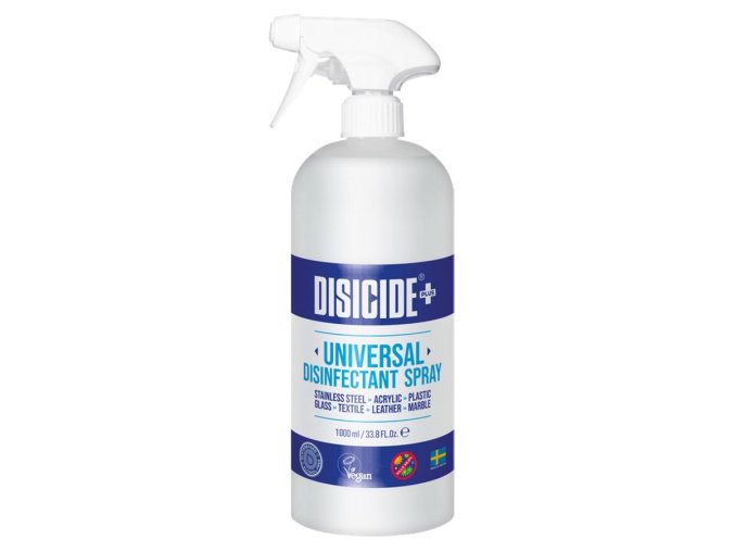 Univerzální dezinfekční čistič ve spreji DISICIDE Plus+ Universal disinfectant spray 1000 ml