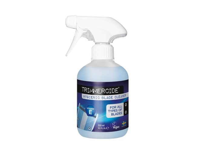 Hygienický sprej na hlavice střihacích a konturovacích strojků TRIMMERCIDE Hygienic blade cleaner 300 ml