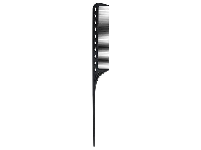 Tupírovací hřeben se špičkou Y.S. PARK Tail comb YS-101 - černý